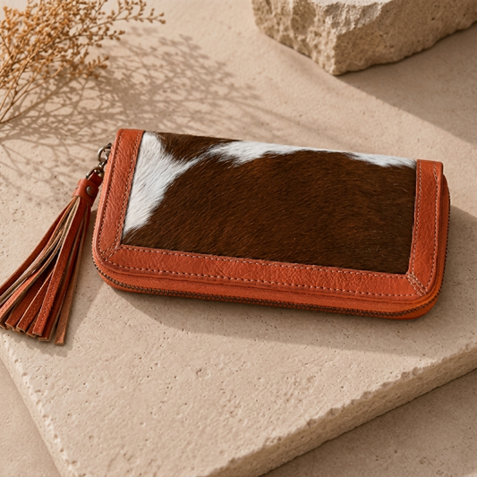 Cowhide Women's Hand Wallet