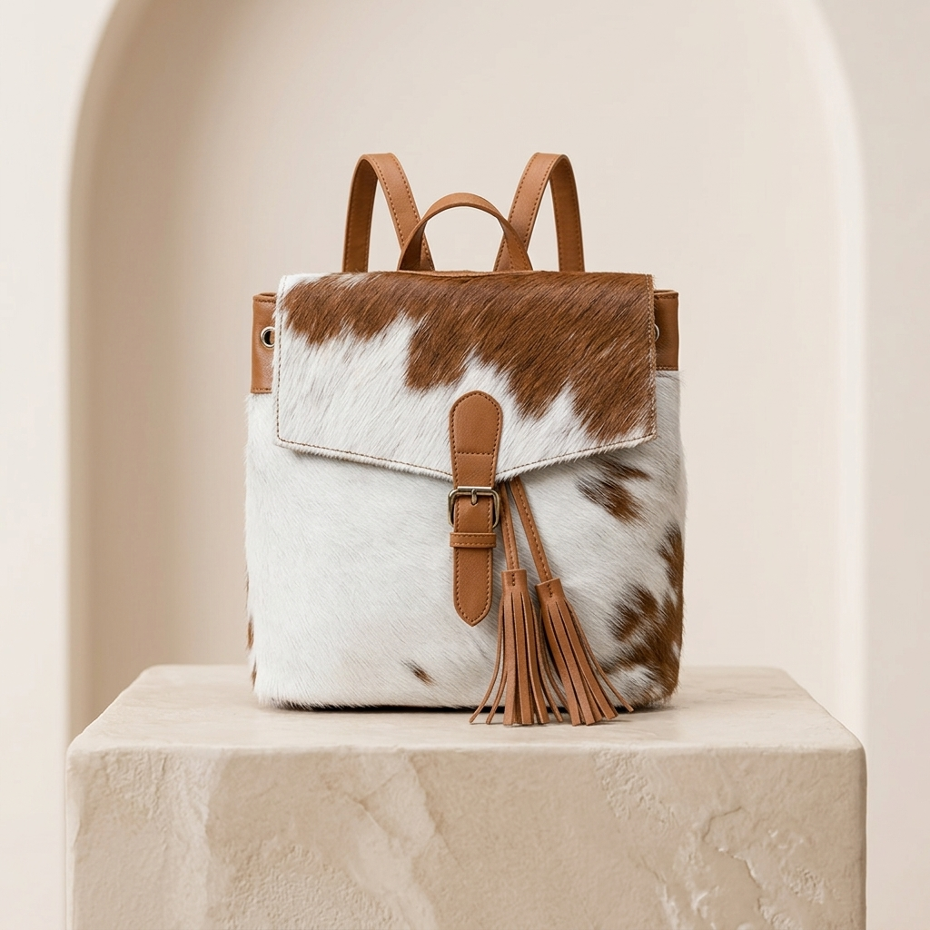 Cowhide LV Backpack