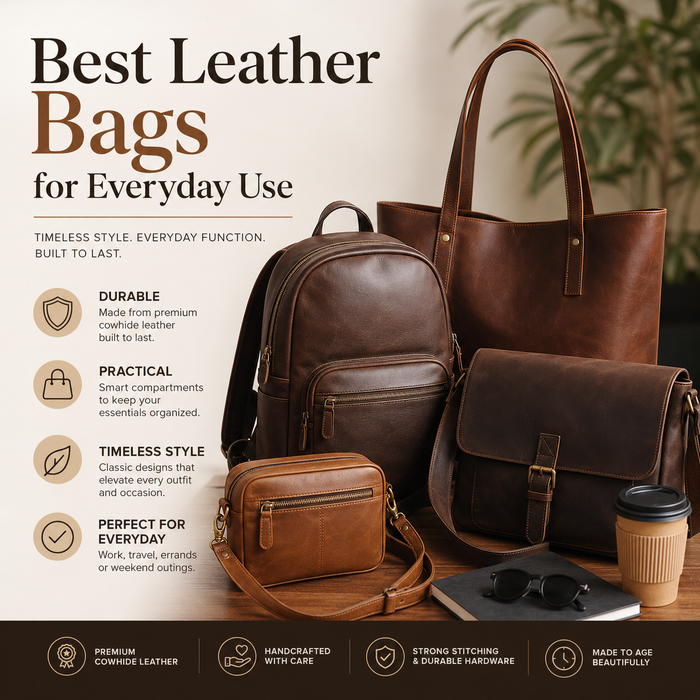 Best Leather Bags for Everyday Use: Finding the Perfect Blend of Style, Function, and Durability
