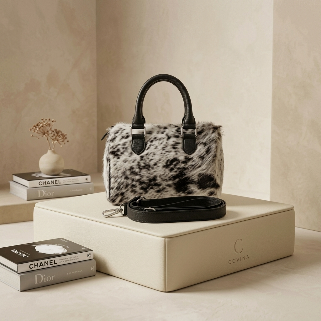 Cowhide Crossbody Women Hand Bag
